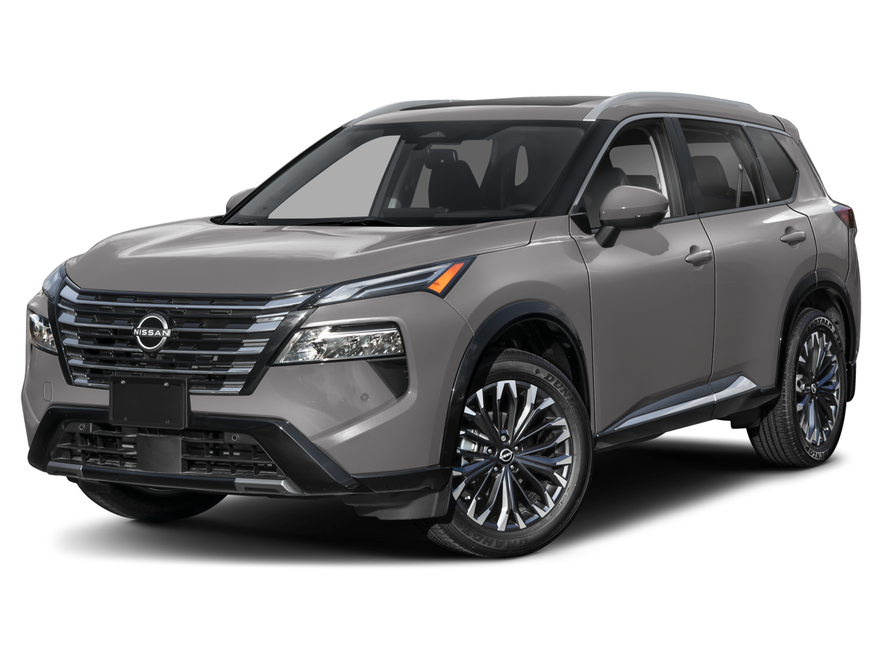 2026 Nissan Rogue Platinum in 2T WHT BLK ROOF — front three-quarter view