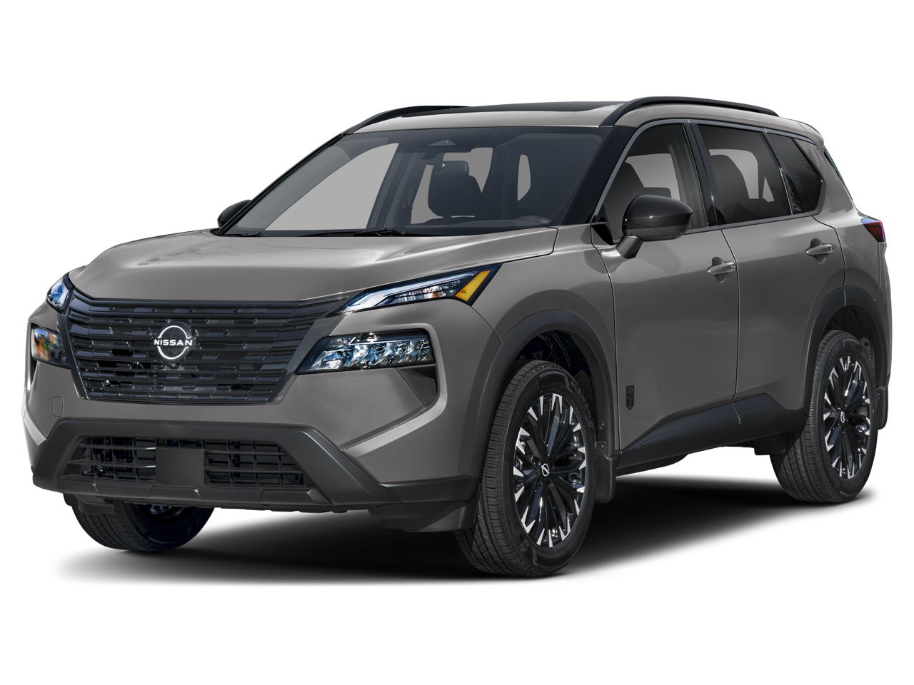 2026 Nissan Rogue Dark Armor in BOULDER GRAY PE — front three-quarter view