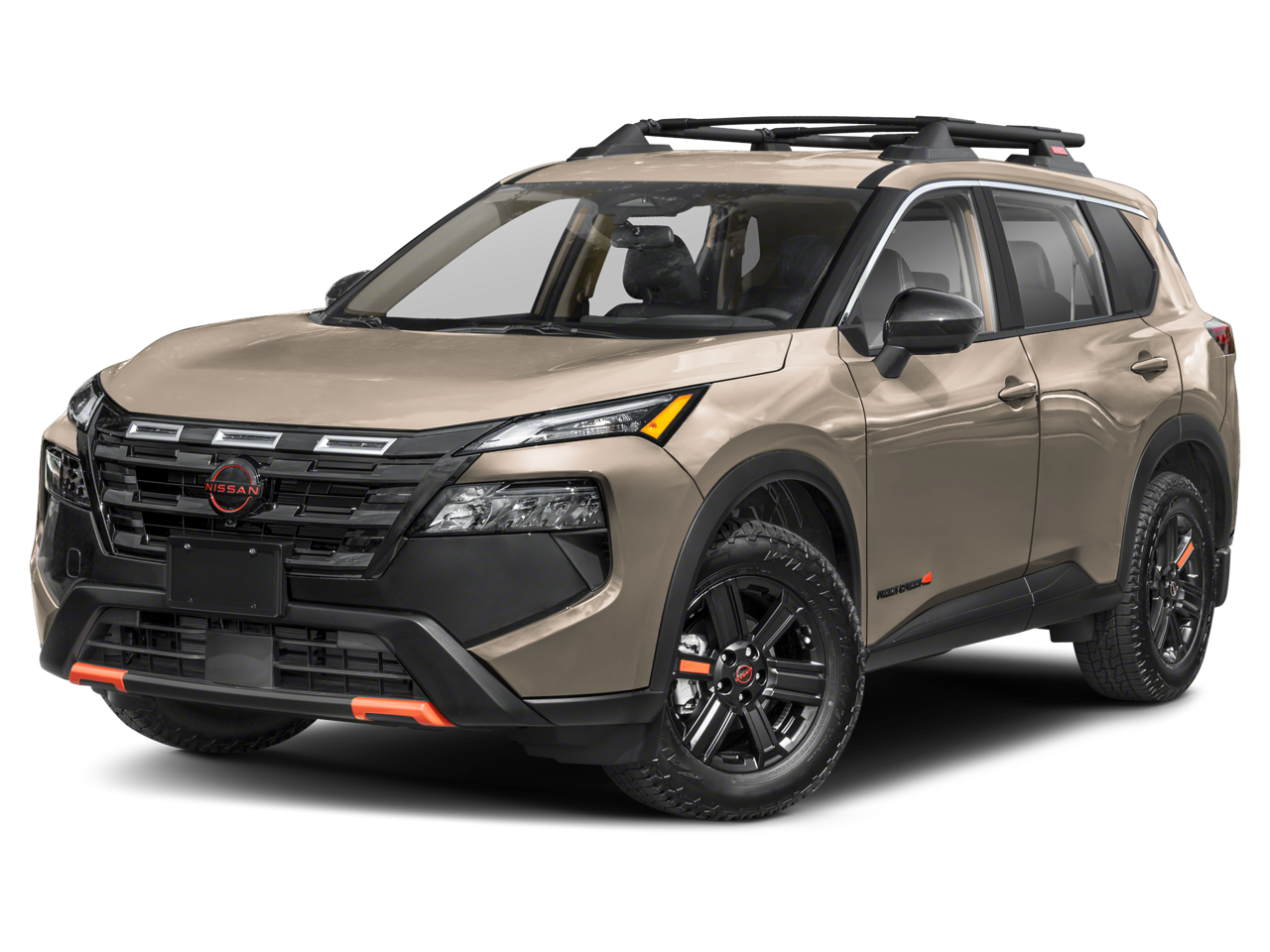 2026 Nissan Rogue Rock Creek in EVEREST WHITE P — front three-quarter view