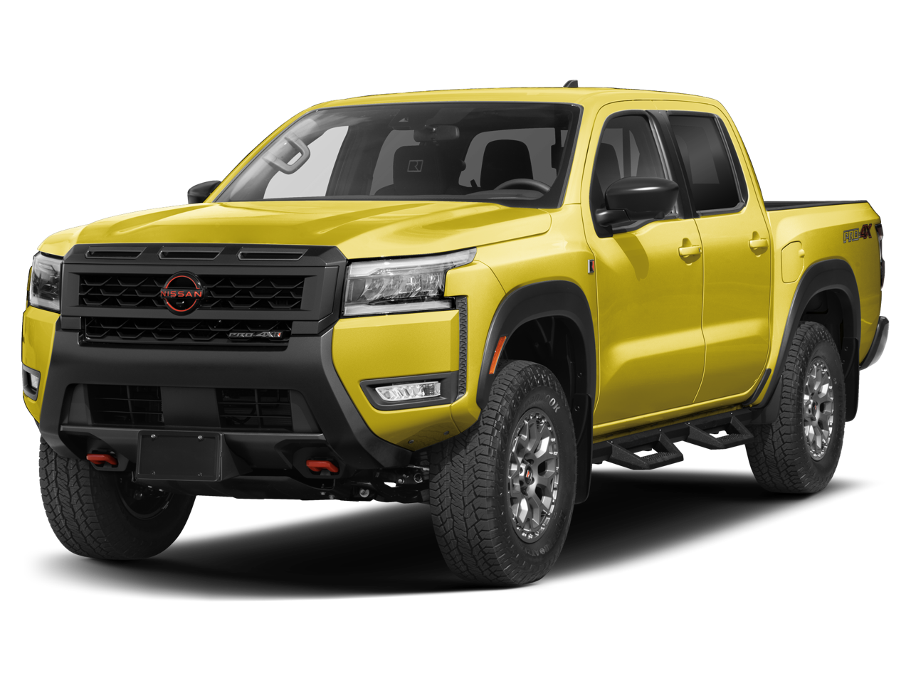 2026 Nissan Frontier Crew Cab PRO-4X R by Roush in SUPER BLACK — front three-quarter view