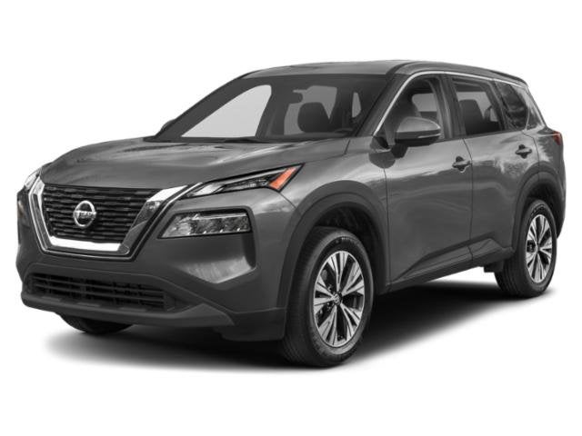 2023 Nissan Rogue SV in Pearl White Tricoat — front three-quarter view